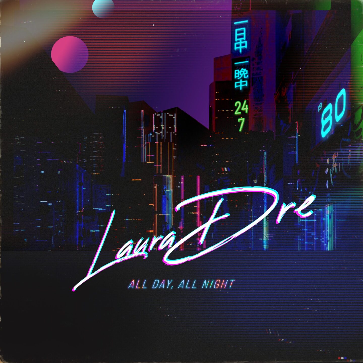 Laura Dre - All Day All Night Single Artwork Cover