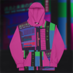 Moving Spaces - Unisex Hoodie (Synthwave Edition - Pink)