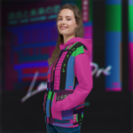 Moving Spaces - Unisex Hoodie (Synthwave Edition - Pink) - Image 6