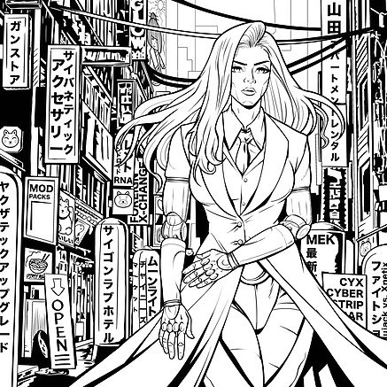 AKARI LD-01 Inner Sleeve Line Art